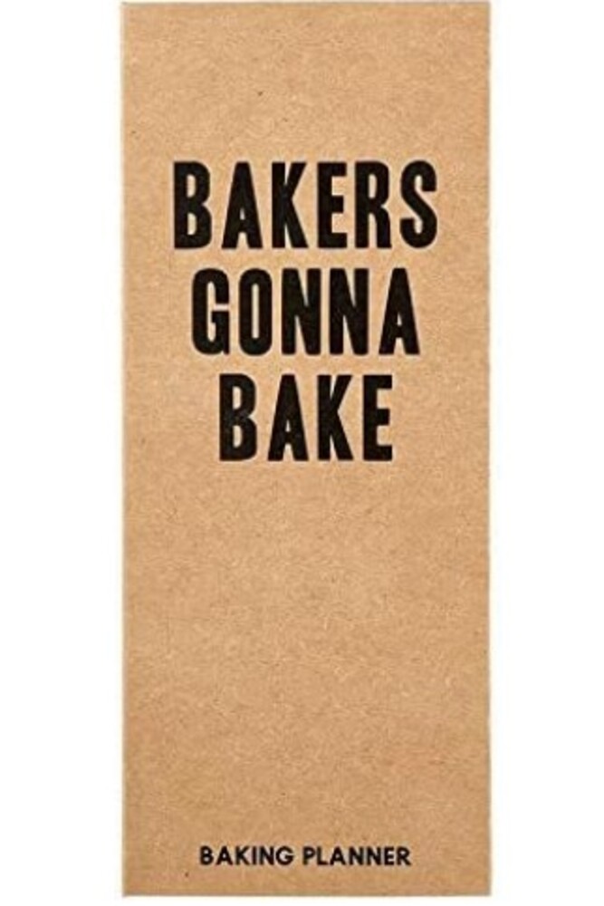 Santa Barbara Design Studio Baking Planner, 3.5" x 9", New with tags
